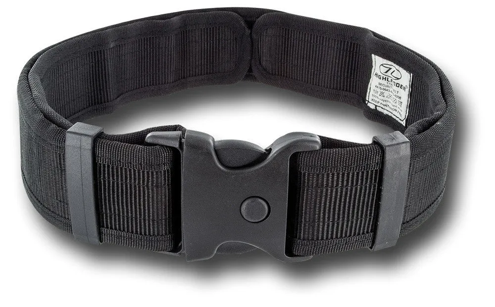 HIGHLANDER SECURITY BELT BLACK