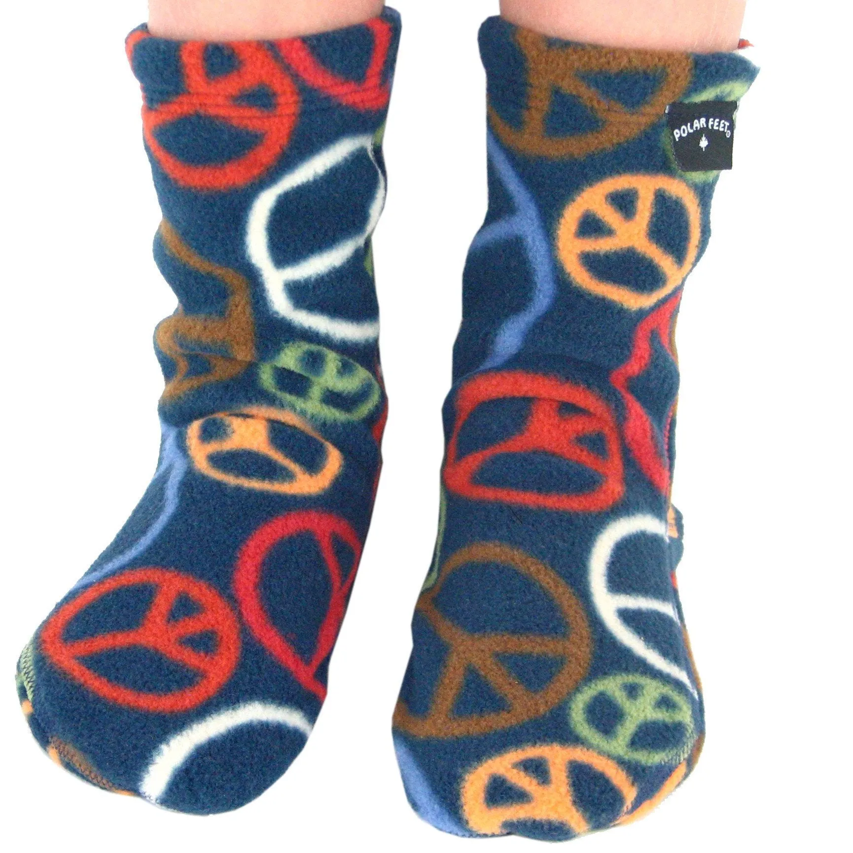 Kids' Fleece Socks - Peace