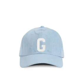 Kids Letter G Baseball Hat Denim