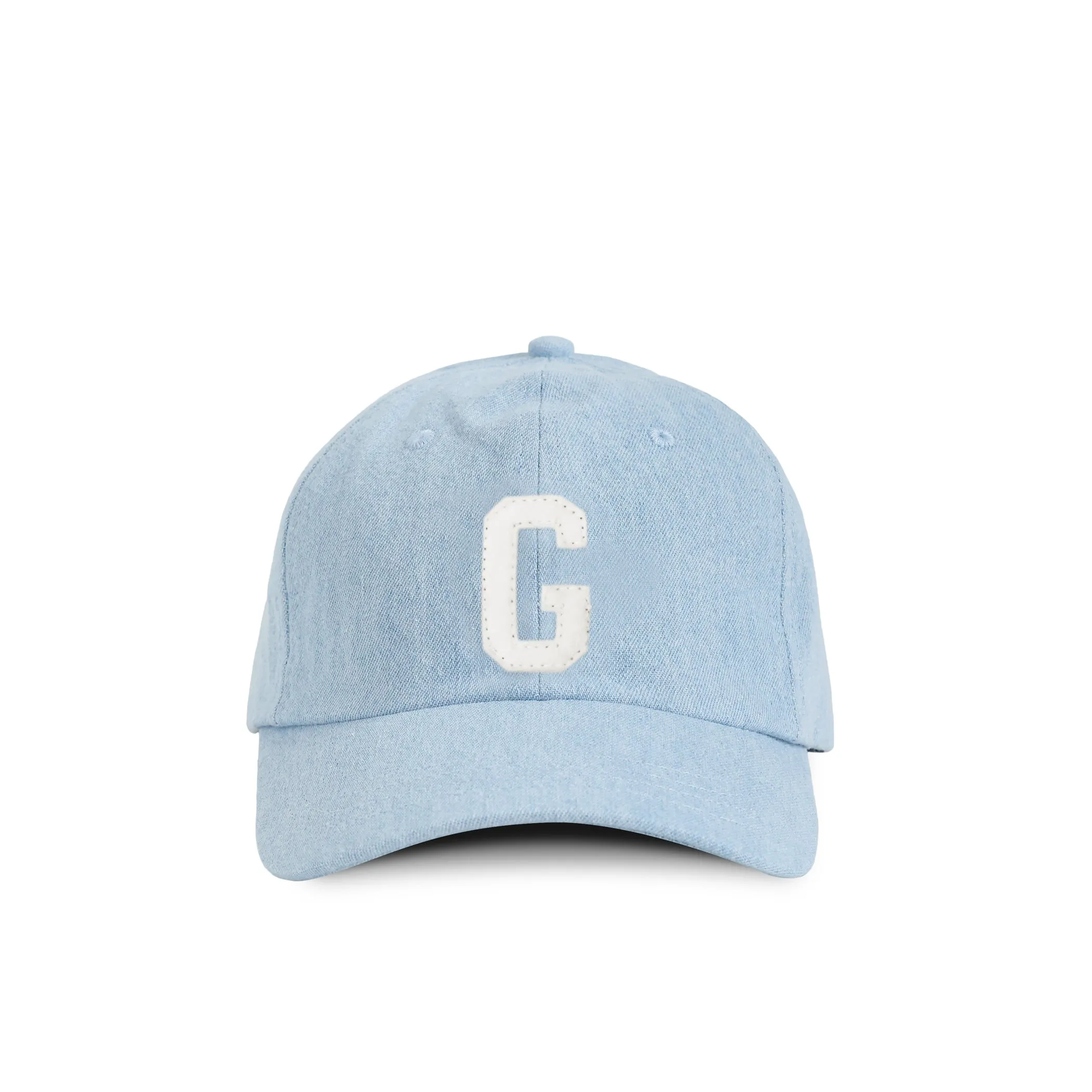 Kids Letter G Baseball Hat Denim