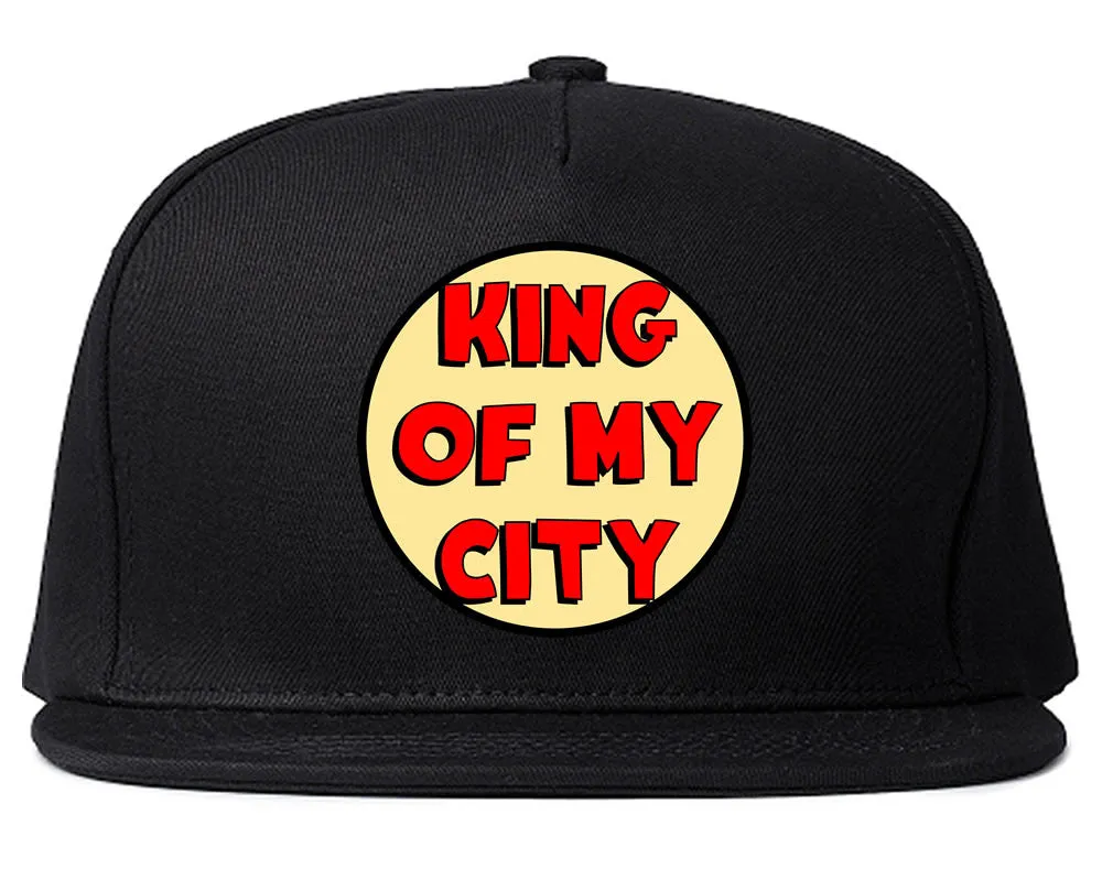 King Of My City Chest Logo Snapback Hat