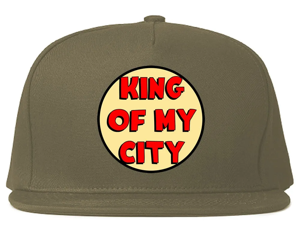 King Of My City Chest Logo Snapback Hat