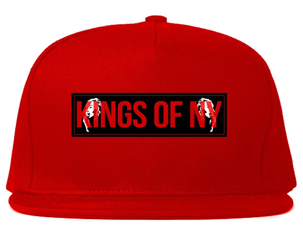 Kings of NY Red Girl Logo Snapback Hat