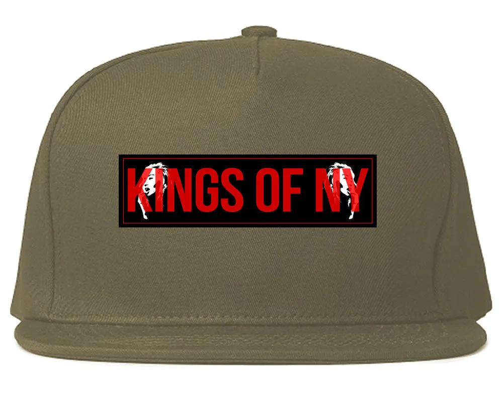 Kings of NY Red Girl Logo Snapback Hat