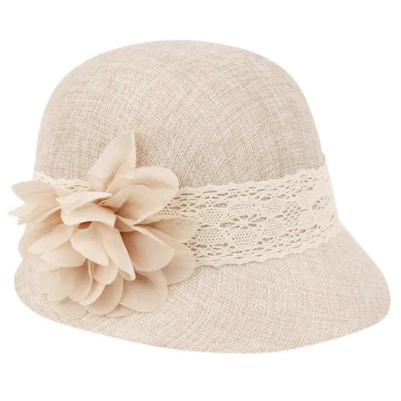 Linen Cloche Hat