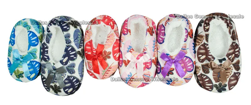 Little Kids Fleece Sock Slippers Wholesale