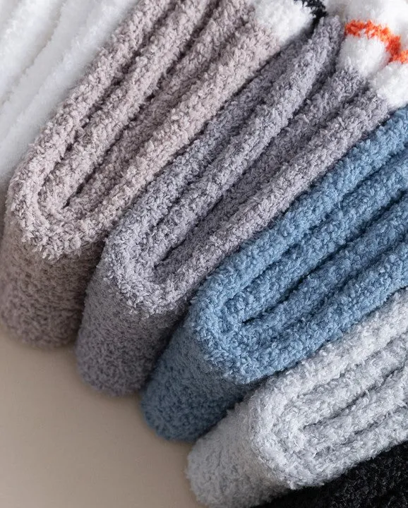 Men's Winter Thickened Coral Fleece Socks Stay Warm Cozy And Lint-Free Ideal For Home Sleep And Cold Floors