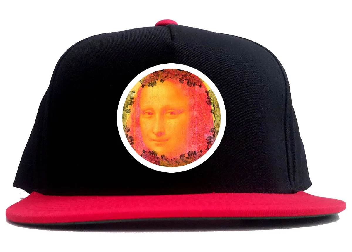 Mona Lisa Painting Art 2 Tone Snapback Hat