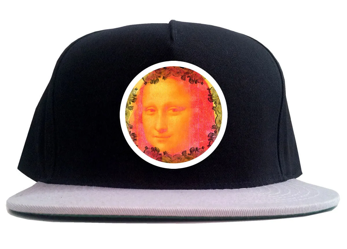 Mona Lisa Painting Art 2 Tone Snapback Hat