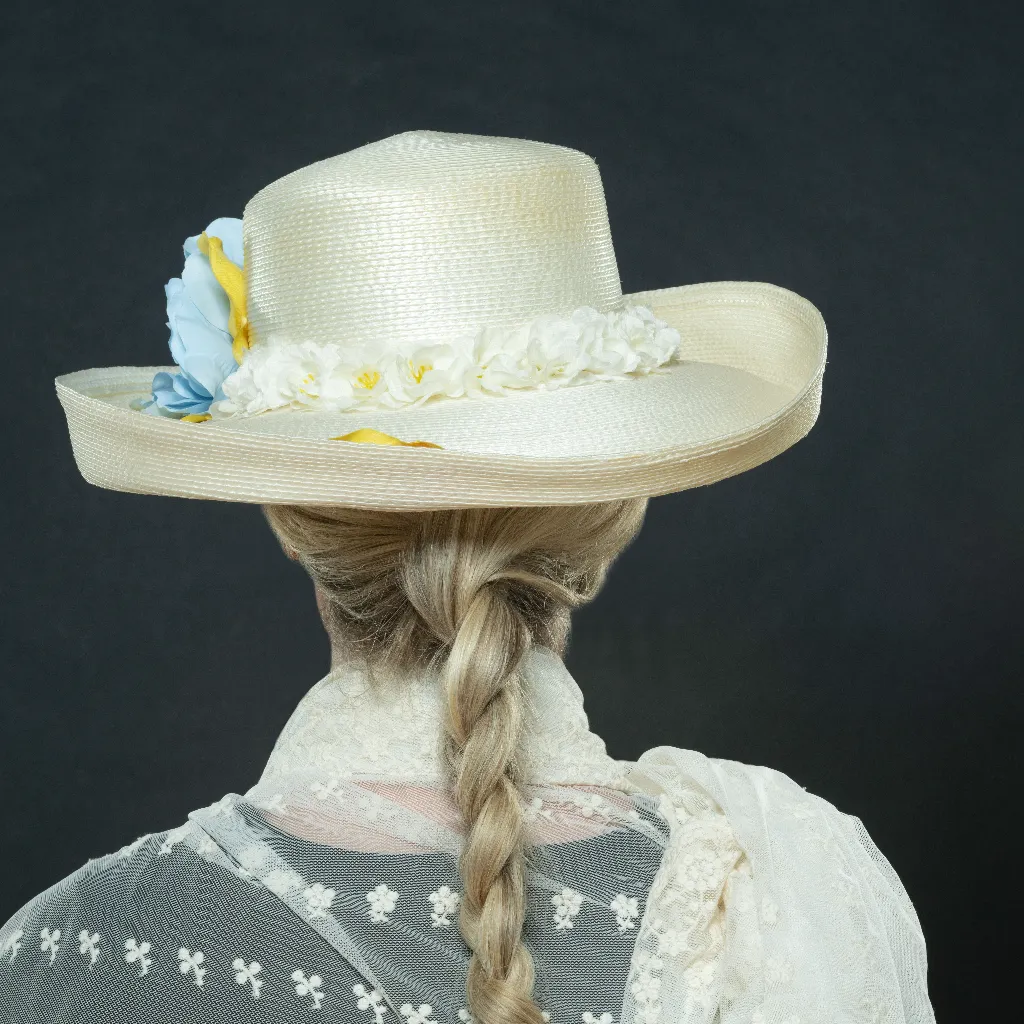 NA0410-Cream Dress Hat