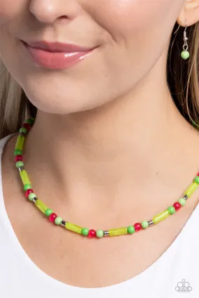 Necklaces Beaded Beginner - Green