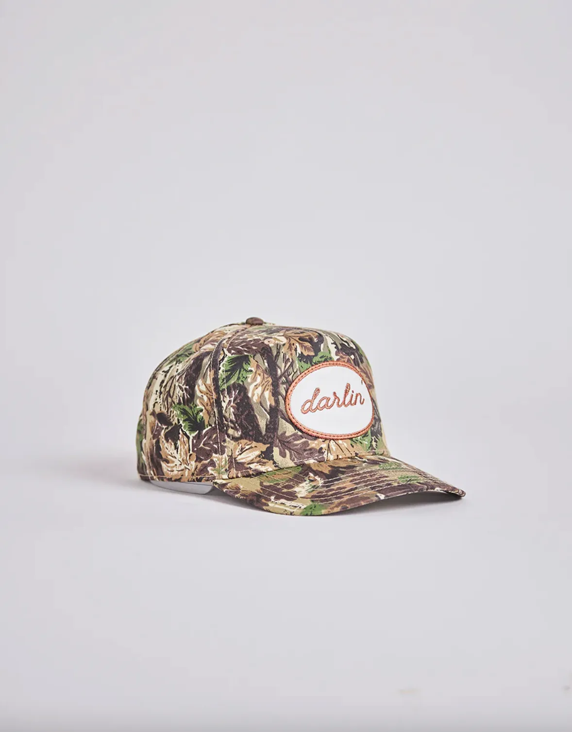 NEW!! DARLIN Patch Trucker Hat in Camo by DARLIN' Brand