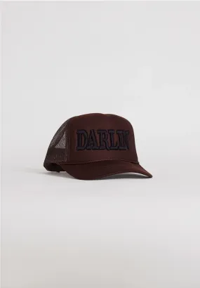 NEW!! DARLIN Trucker Hat in Brown by DARLIN' Brand