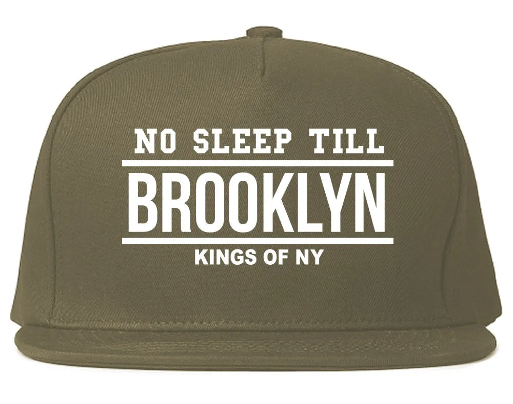 No Sleep Till Brooklyn Snapback Hat Cap