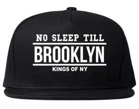 No Sleep Till Brooklyn Snapback Hat Cap