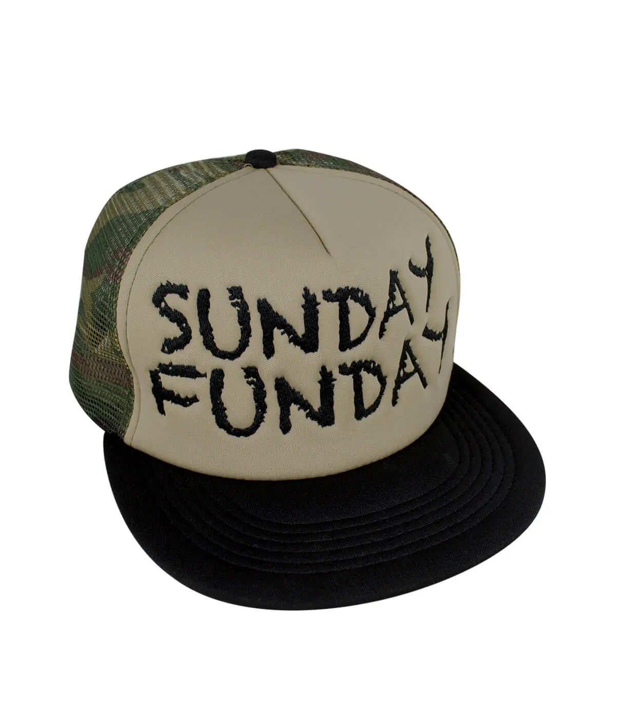 "Sunday Funday" Camo Foam Trucker Hat