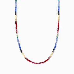 Rainbow Gem Necklace