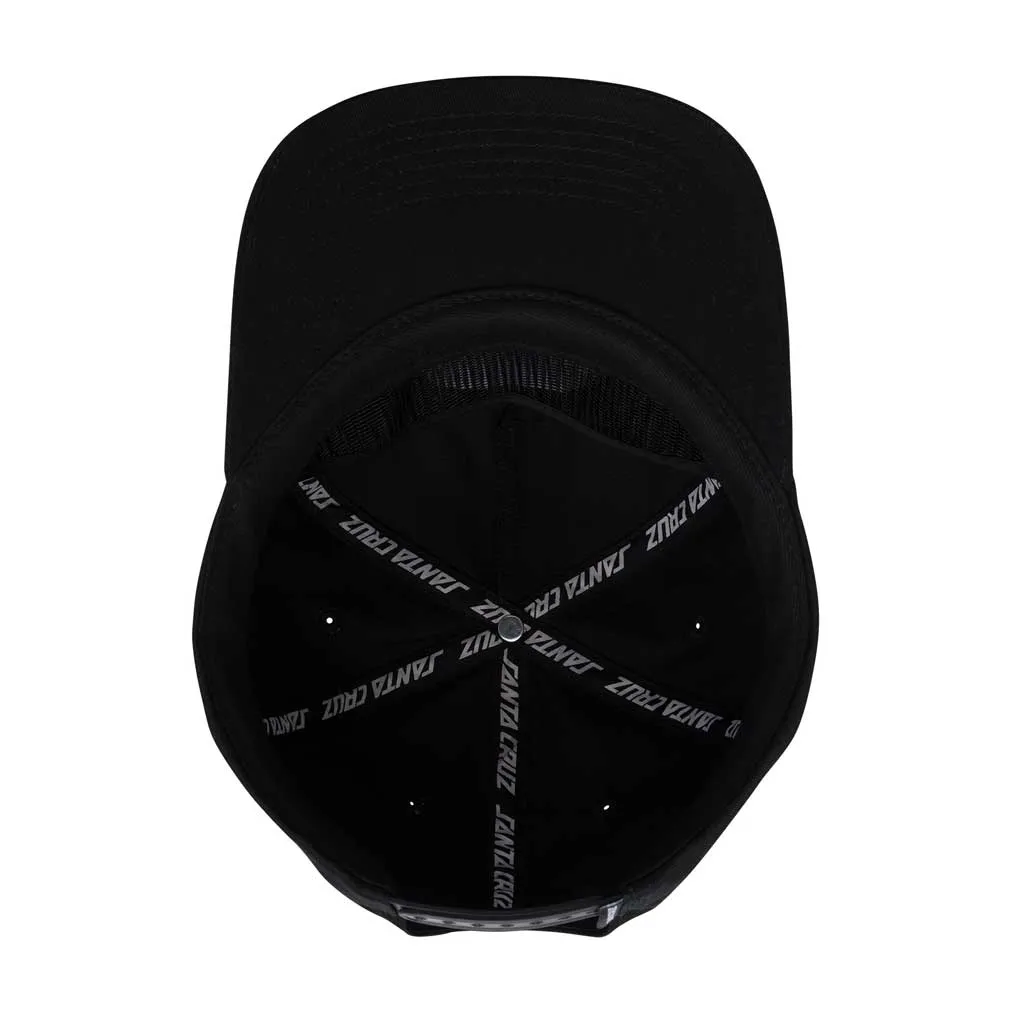 Santa Cruz Acidic MFG Dot Snapback - Black