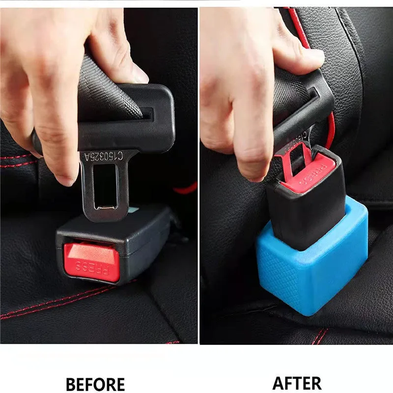 Silicone Car Safety Belt Slot Holder