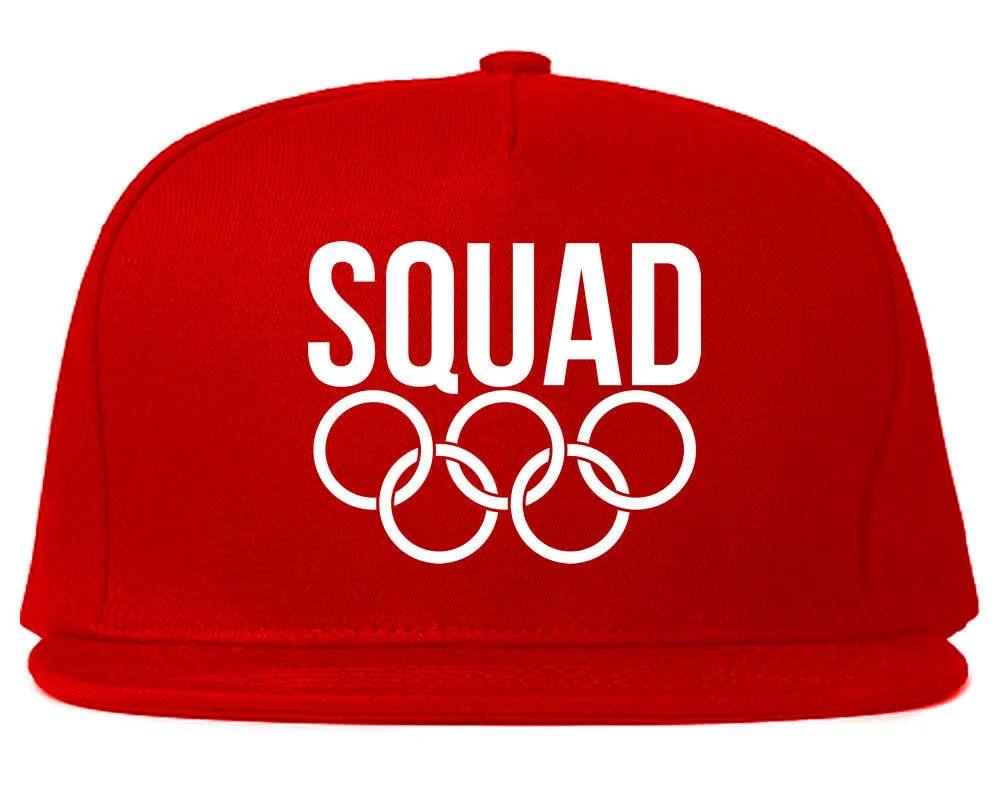 Squad Olympic Rings Logo Snapback Hat