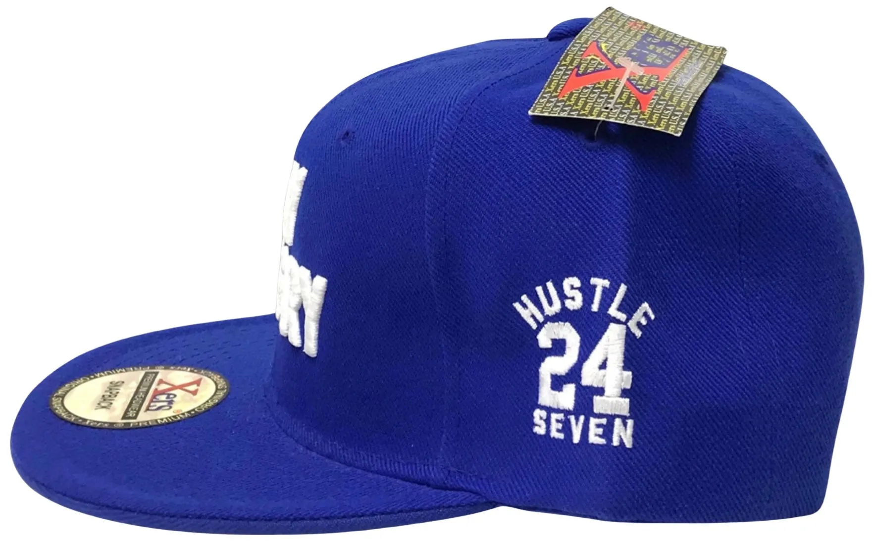 *Stay Hungry* snapback hat (Blue)