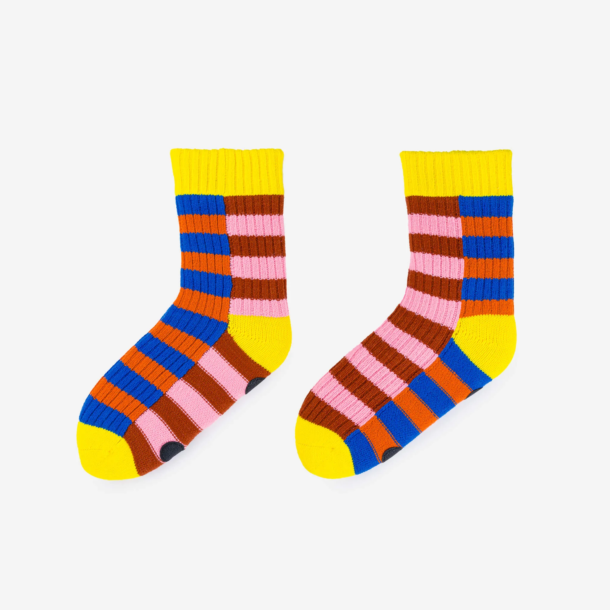 Super Stripe Knit House Socks