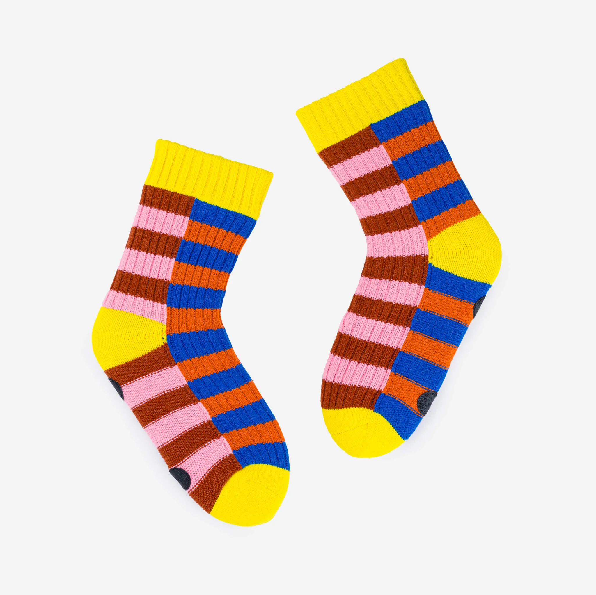 Super Stripe Knit House Socks