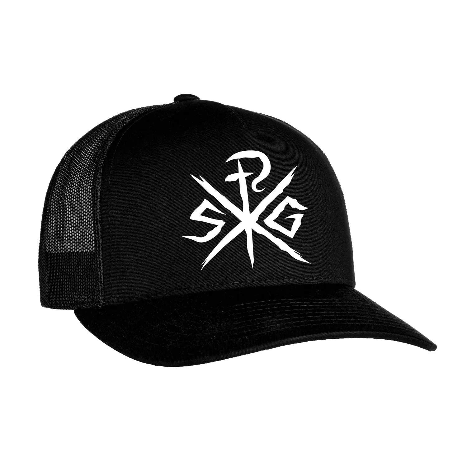 White Logo Black