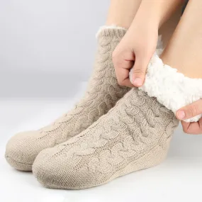 Women Men Thick Wool Socks