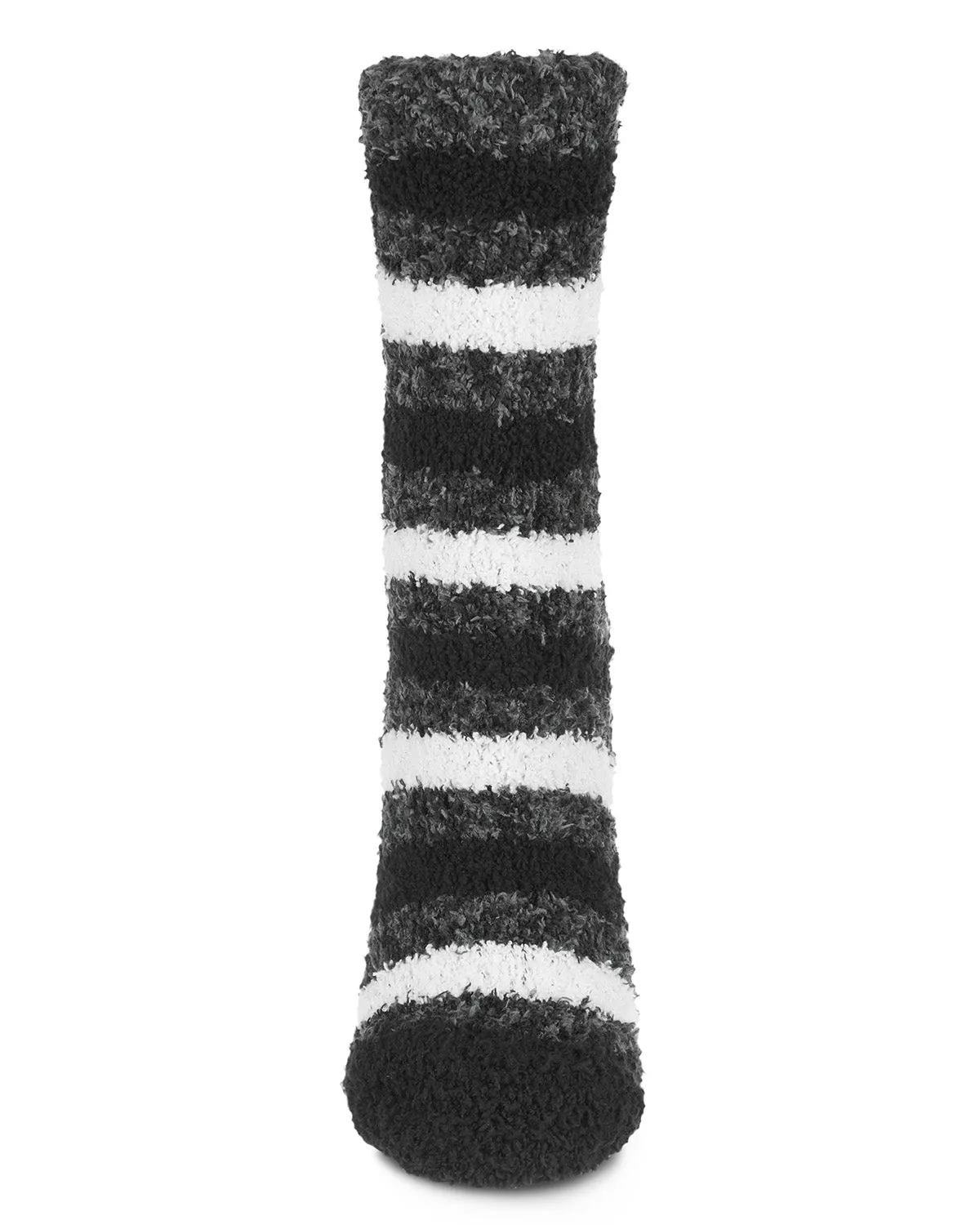 Women's Charcoal Stripe Cozy Sock And Legging Set